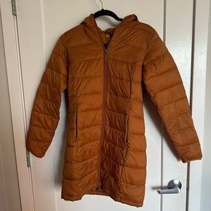 Burnt orange light weight winter jacket - xs